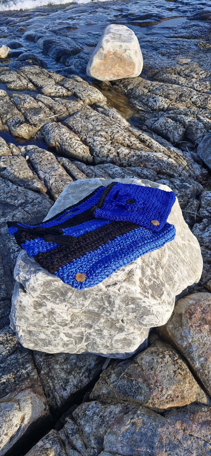 Small and Larger Cobalt Current Bag
