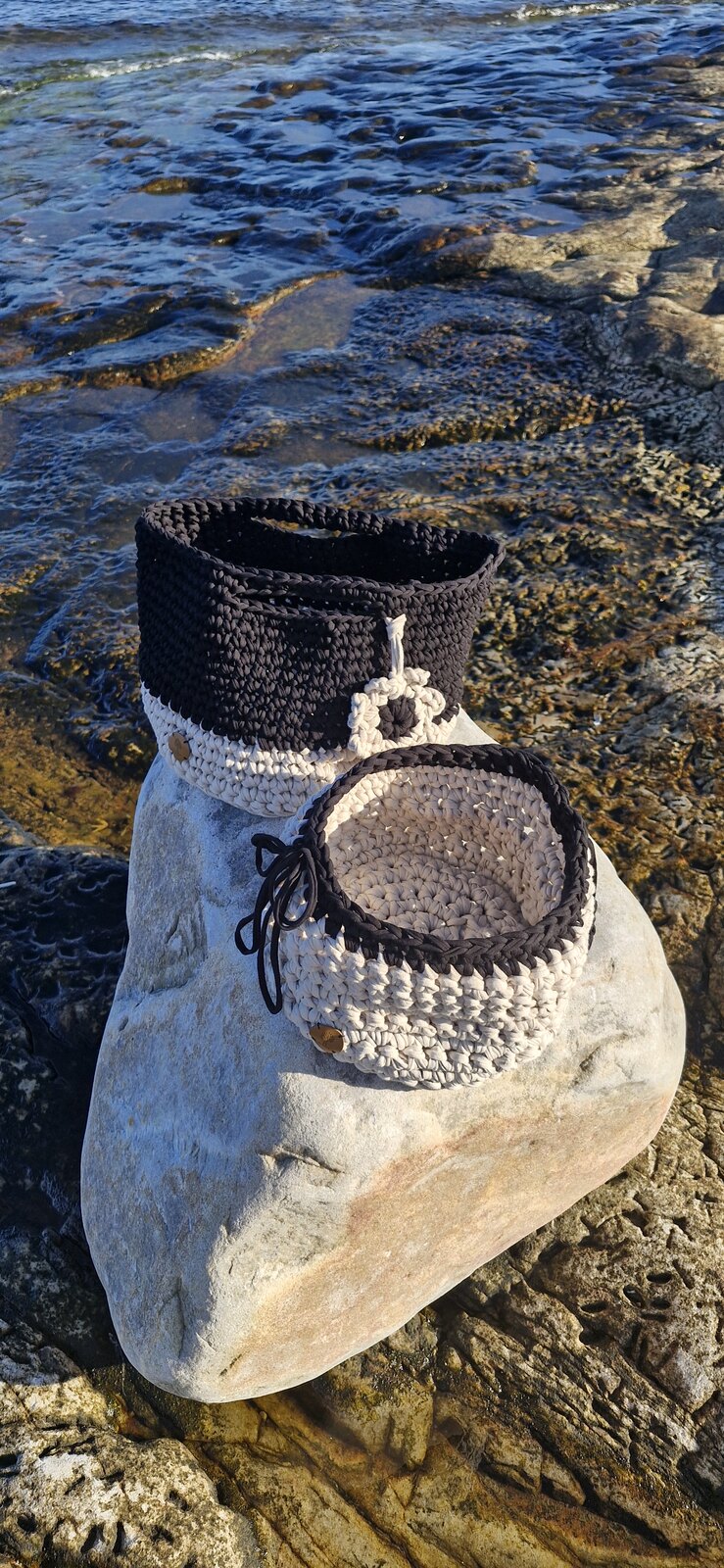 Ink & Ivory Bag & Basket